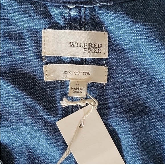 Wilfred Free Arlenis Denim Shirt - Medium Indigo - L - Picture 2 of 3